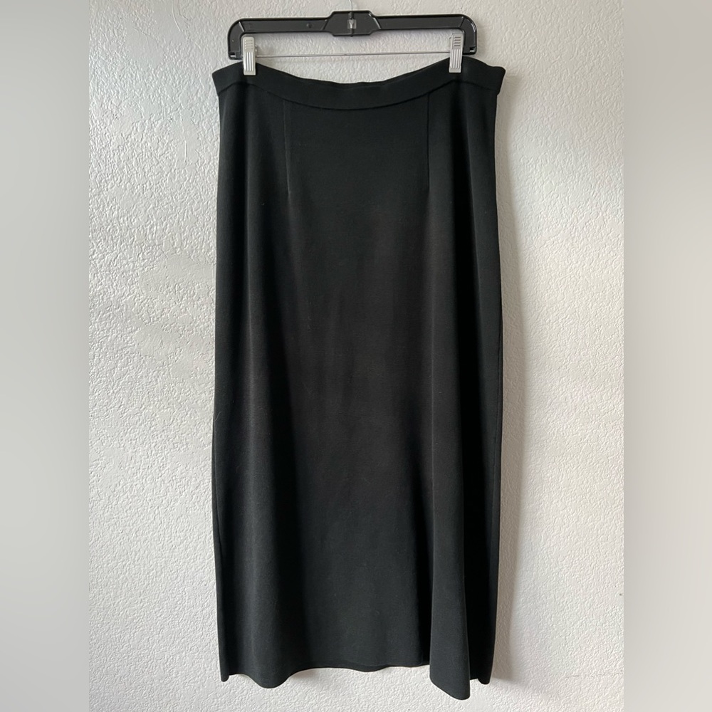 Peruvian connection long black skirt size L